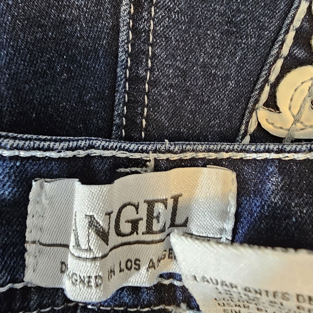 Angel Women's Deep Indigo Boot Cut Jeans - Picture 8 of 9